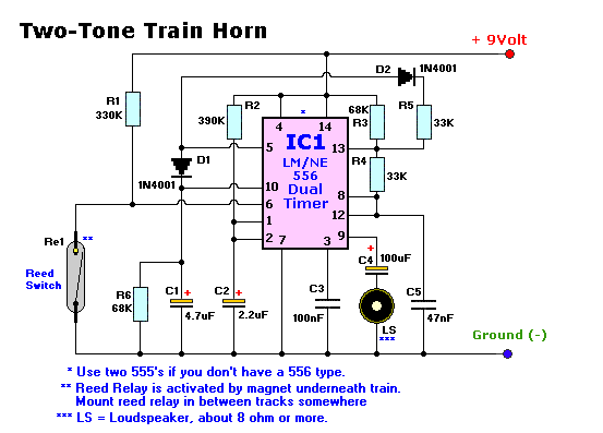 trainhorn circuit